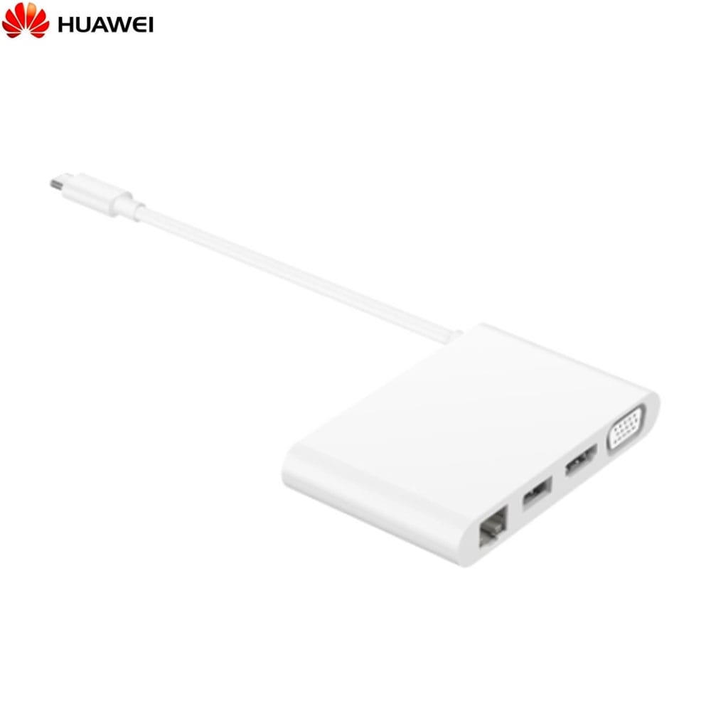 Huawei MateDock 3 USB C Multiport Adapter Schwarz