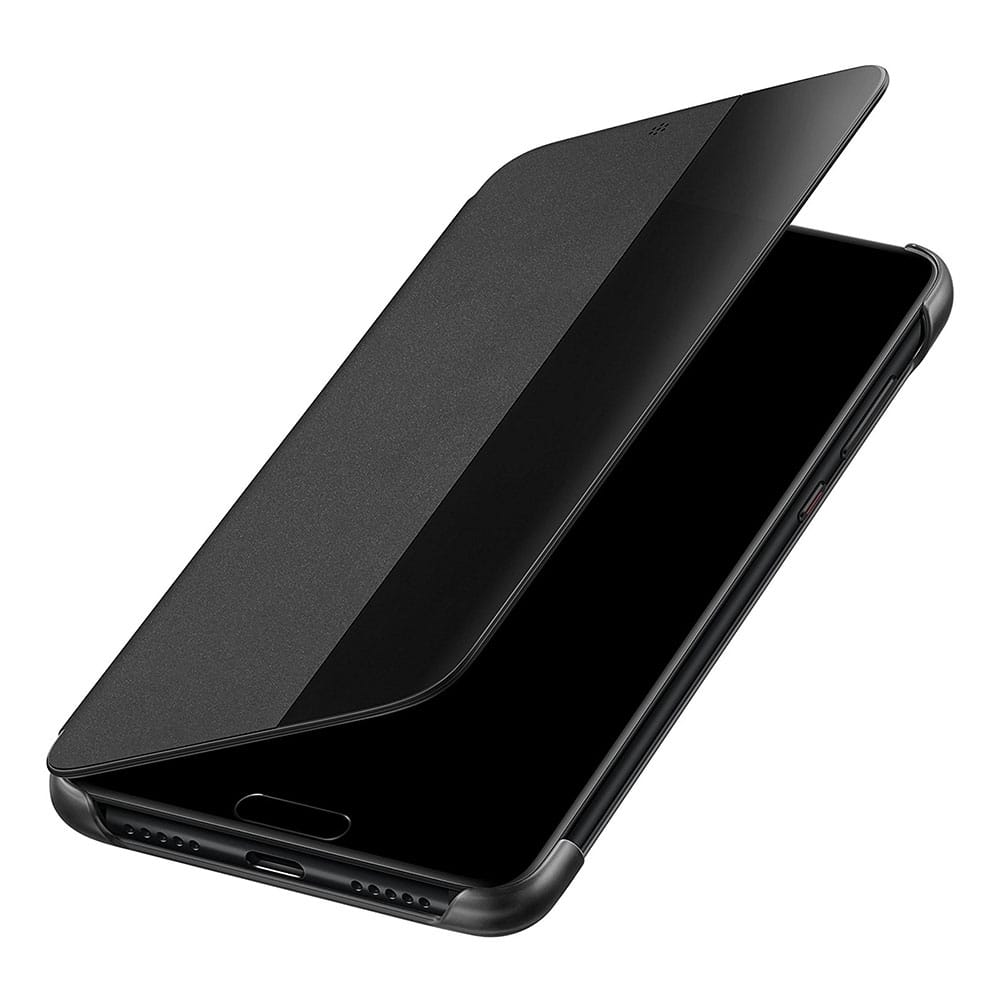 Huawei P Pro Smart View Flip Cover Case Schwarz