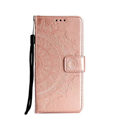 Handyhülle Für Huawei P30 Pro | Klapphülle Mit Herz+Blumen Muster | PU Leder Mit Kartenfach & Ständerfunktion
