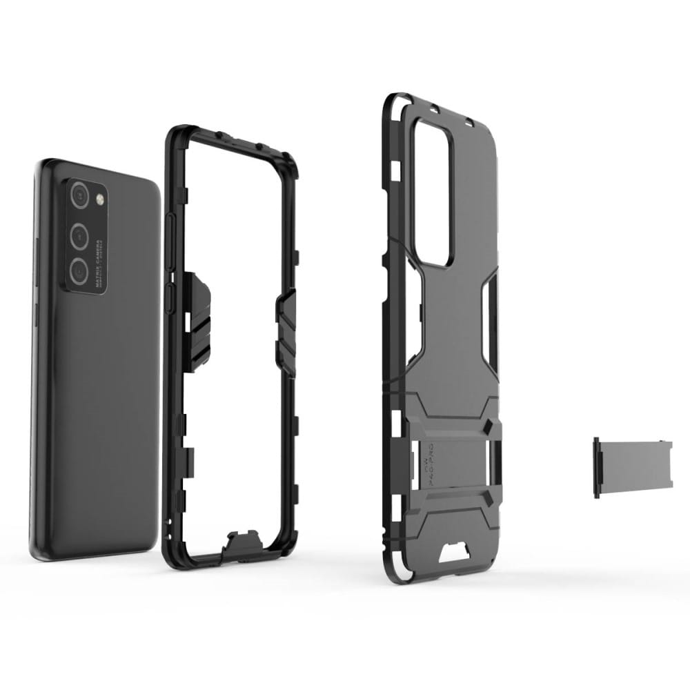 Huawei P40 Pro Outdoor Hybrid Hardcase Hulle Schwarz