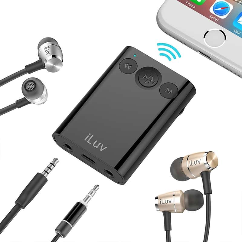 iLuv 2-Wege AUX-In Bluetooth Audio Empfänger Splitter