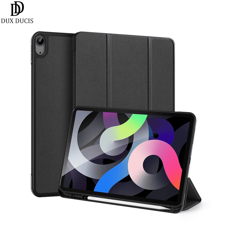 Dux Ducis Ipad Air 10 9 2020 Tasche Stoff Schwarz