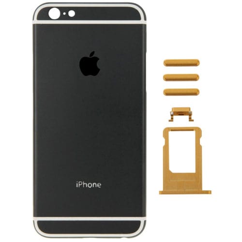 Iphone 6 Plus Backcover Tasten Set Schwarz Weiss
