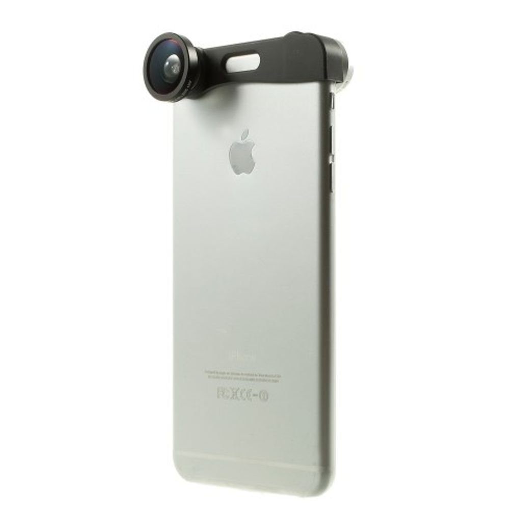 Iphone 6 Plus 6s Plus Fish Eye Kamera Clip Objektiv 3in1 Fischauge Weitwinkel Makro Objektiv