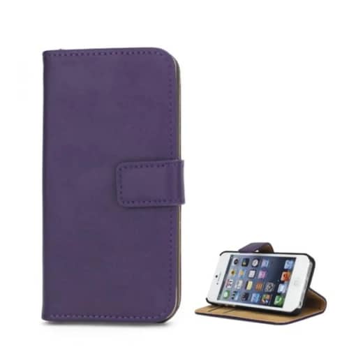 Moex Handyhülle Für IPhone 5/5s/SE – Flip-Case Mit Kartenfach, Veganes Leder & 360-Grad-Schutz
