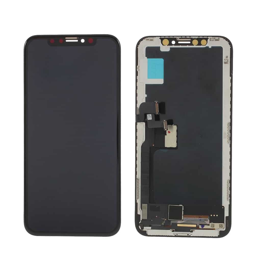 iPhone X Ersatzdisplay (Digitizer, LCD, Rahmen) Schwarz