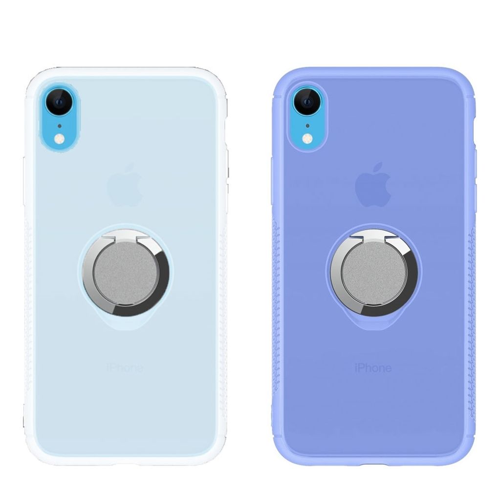 Iphone Xr Farbwechsel Hardcase Hulle Kickstand Blau