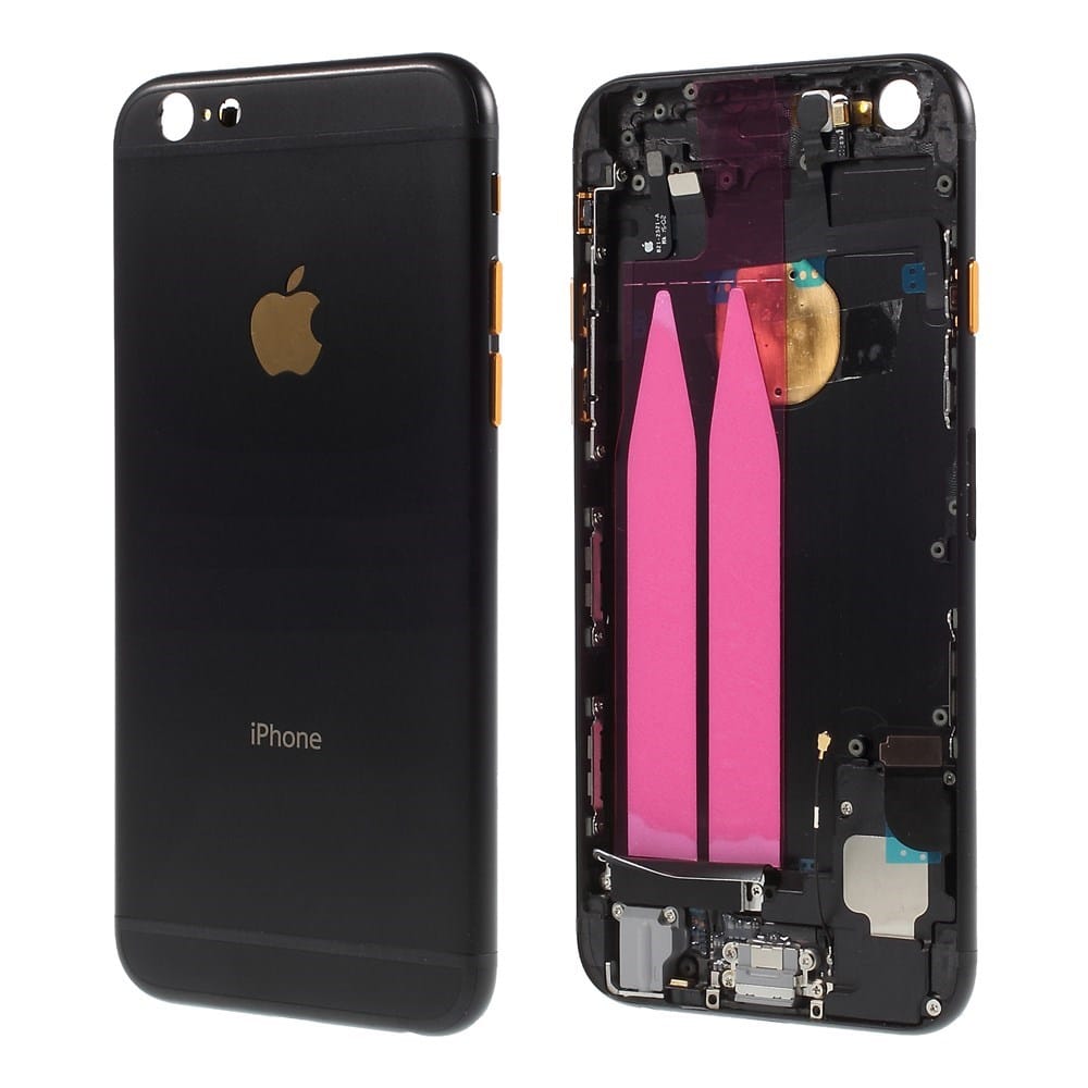 Iphone 6 Alu Backcover Tasten Schwarz