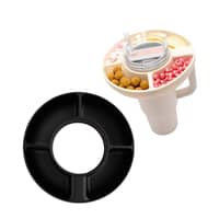 Silikon Flaschen Snack Teller für Stanley Cup Schwarz