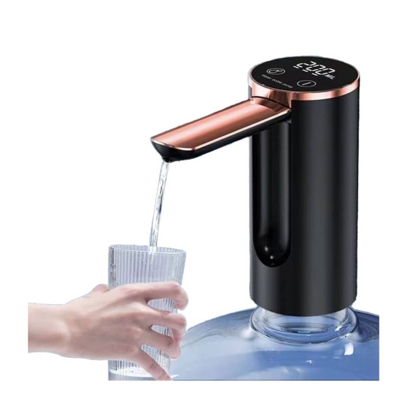 13x7cm) Flaschen Wasserspender Wasserhahn Schwarz