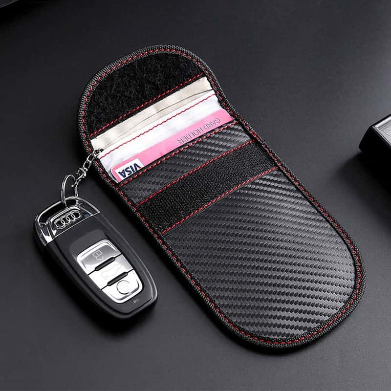 Keyless Go Schutz Autoschlüssel Tasche, RFID Signal Blocker für  Autoschlüssel