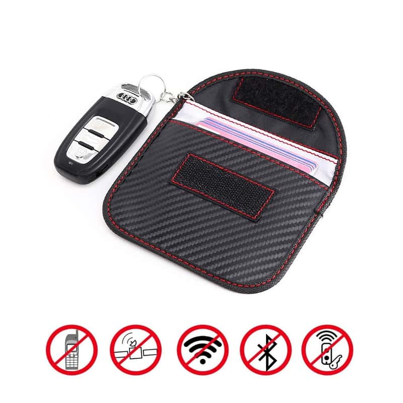Autoschlüssel Keyless Go Schutz RFID Auto Schlüssel Blocker Etui Hülle  Tasche