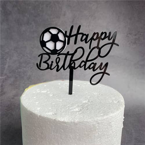 50 Stück Herz-Cupcake-Topper Aus PU-Leder – Mit Bambuszahnstochern (14 Cm), Für Geburtstag, Hochzeit, Party