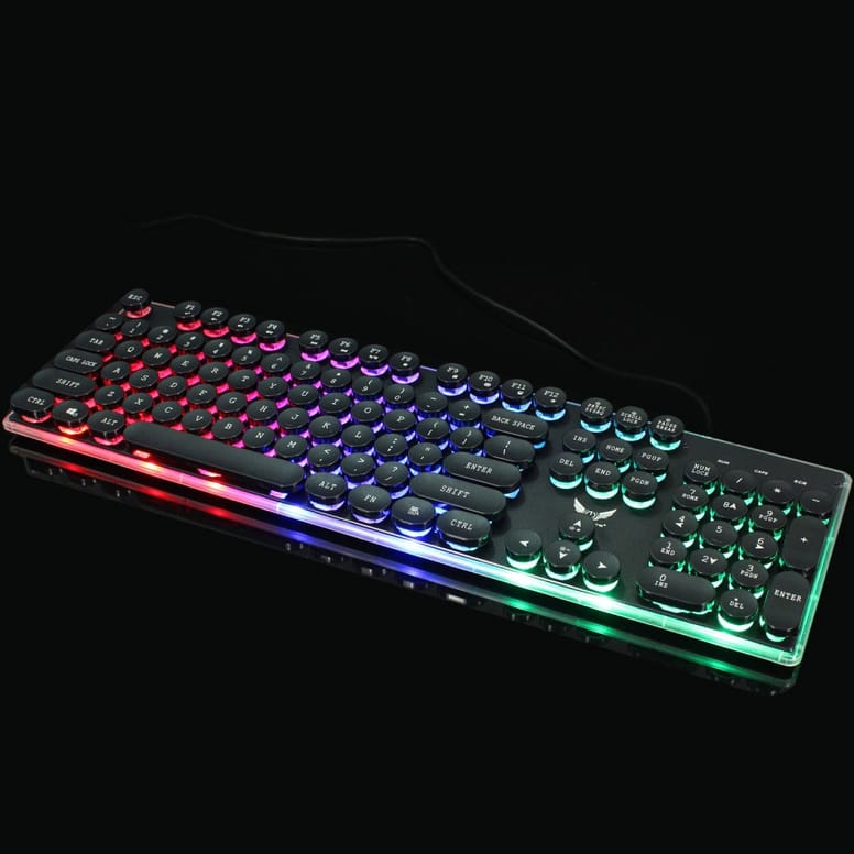 Beleuchtete Punk Style Tastatur Hintergrundbeleuchtung