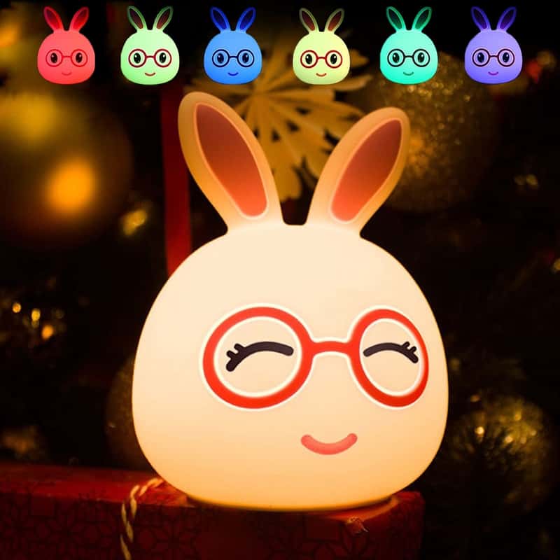 LED mit Wandstickern und Touch Funktion Nachtlicht Kinder Wandlampe 