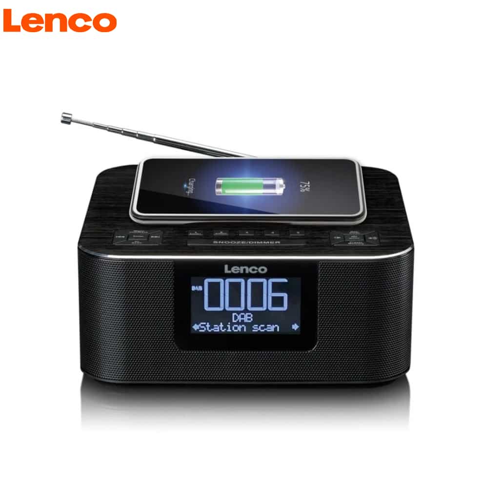 Lenco Digitaler Radio Wecker mit DAB+/FM/Bluetooth