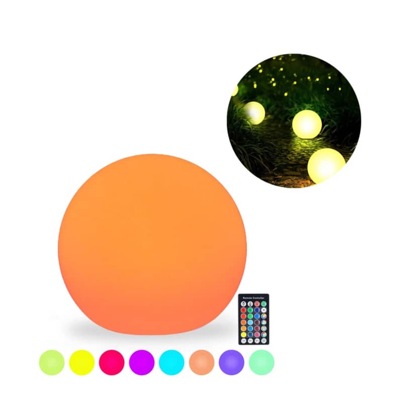 Ø12cm) LED Kugel Lampe Home Deko Beleuchtung Bunt