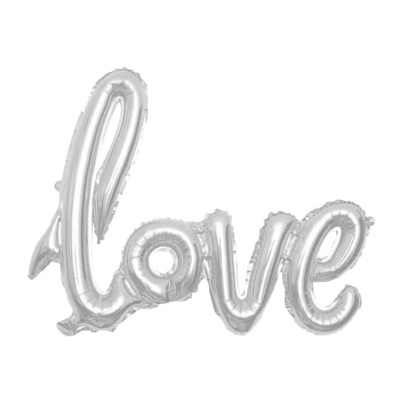 Folienballon Silber 80cm x 5m "JUST MARRIED" Party Luftballon Hochzeit Partydeko Folienballon Silber 80cm x 5m "JUST MARRIED" Party Luftballon Hochzeit Partydeko
