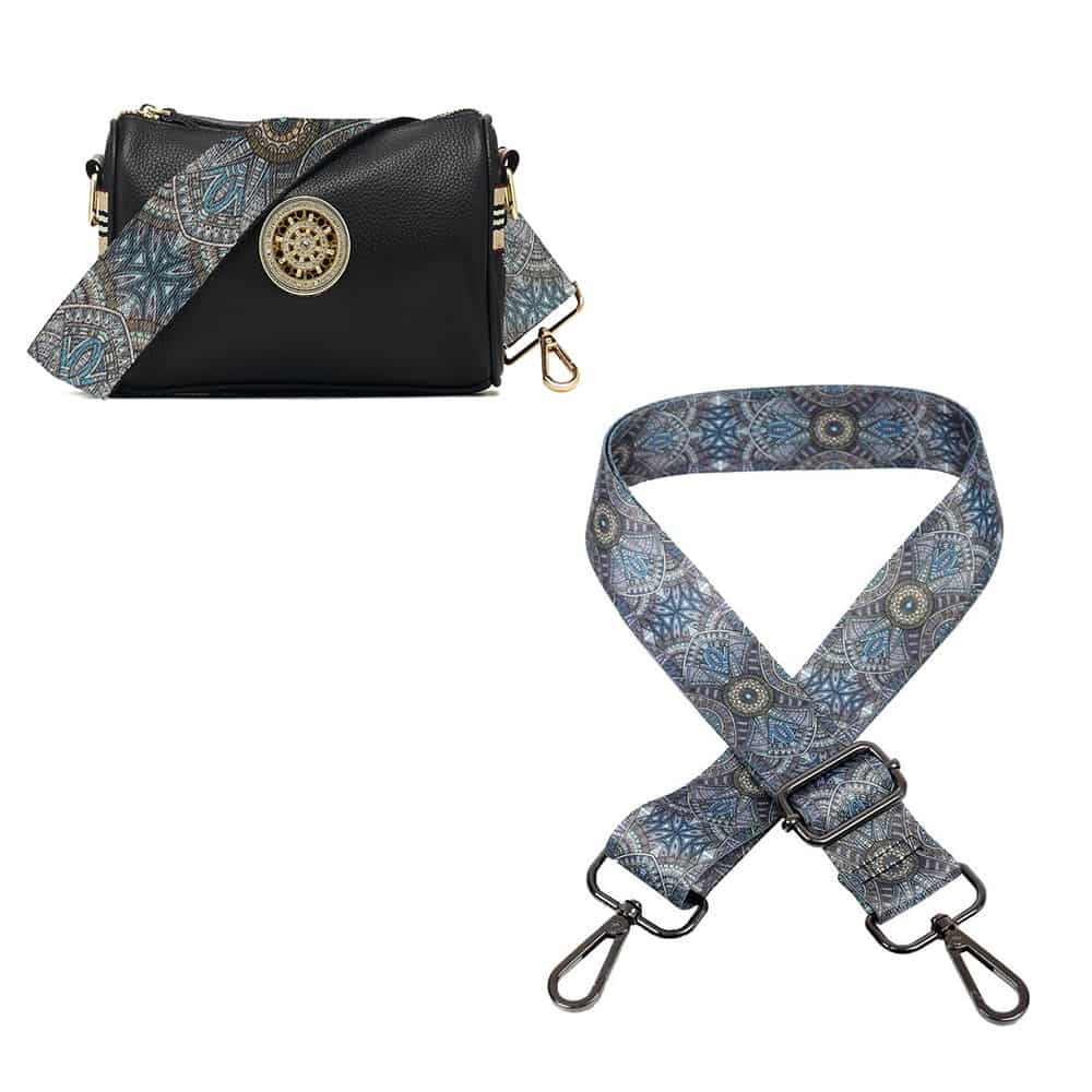 80-130cm) Handtaschen Ersatz Riemen Grau Blau