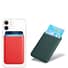 Magnetische MagSafe iPhone Leder Wallet Kreditkarten Halterung - Rot - Bild 4