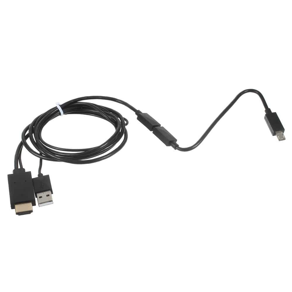 Cable Adapter Moto G5 Plus Es Compatible Con Mhl Câble Adaptateur