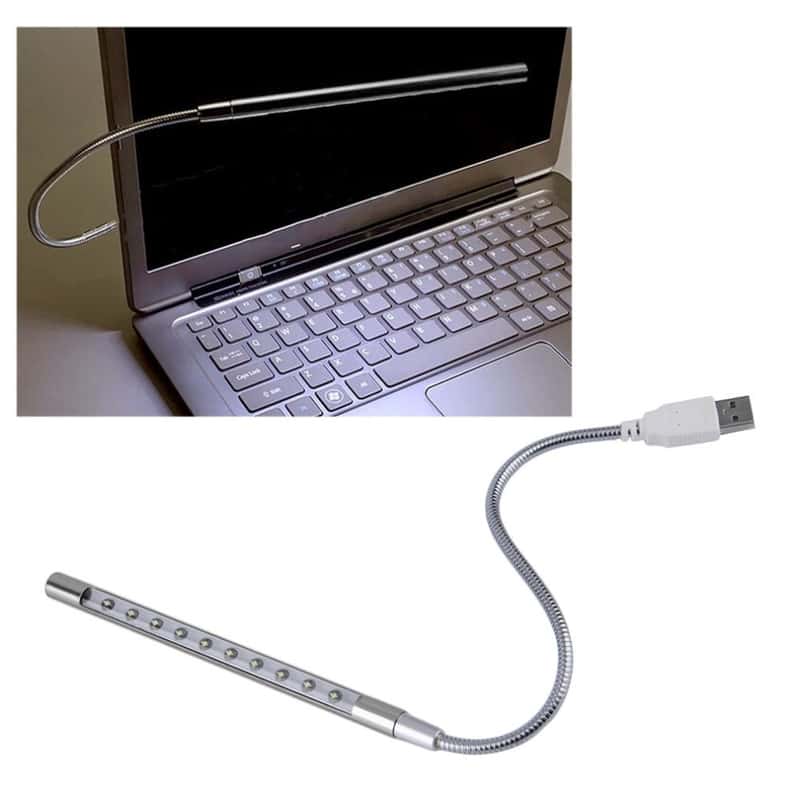 USB LED Licht Leuchte Lampe Schwanenhals Notebook Laptop