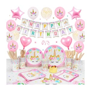 NET TOYS 20 Einhorn Servietten – 33x33 Cm, Bunt, Für Kindergeburtstag, Mottoparty & Deko