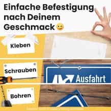 RAHMENLOS Deko Blechschild Ruhestand - Lustiges Rentnergeschenk 17x22cm