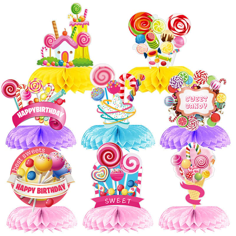 Happy Birthday Party-Set - 100 Stück (50 Teller + 50 Servietten), 22,9 Cm, Buntes Design Für Kindergeburtstag