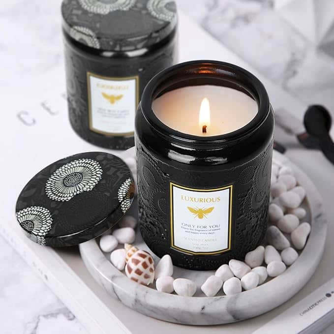 Duft Kerze Aromatherapie Home Deko Wachs Himbeere