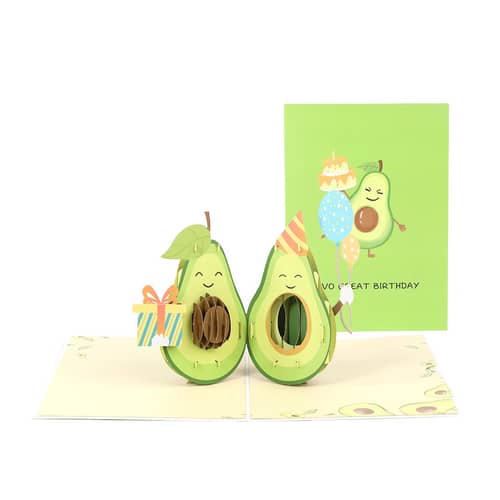 100 Cartes Pop-up 3D Joyeux Anniversaire – Avec Enveloppes – Merlia Pack – NEUF