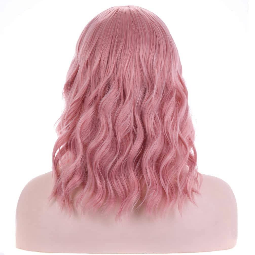 Cosplay Perücke Pink 80cm Glatt – Aus 100% Kanekalon, Verstellbar & Stylbar