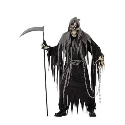 Halloween Erwachsenen Kostüm Sensenmann Verkleidung