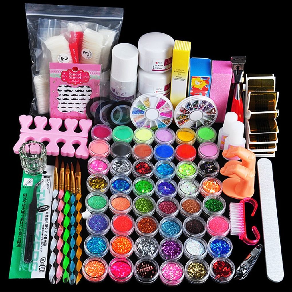 Nail Art Profi Acryl Nagelset Starter Kit 79 Tlg