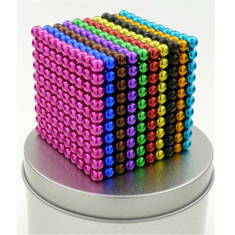 216 Stück Neodyme 5mm Magnete Kugeln Dekompression Spielzeug Stresskiller 