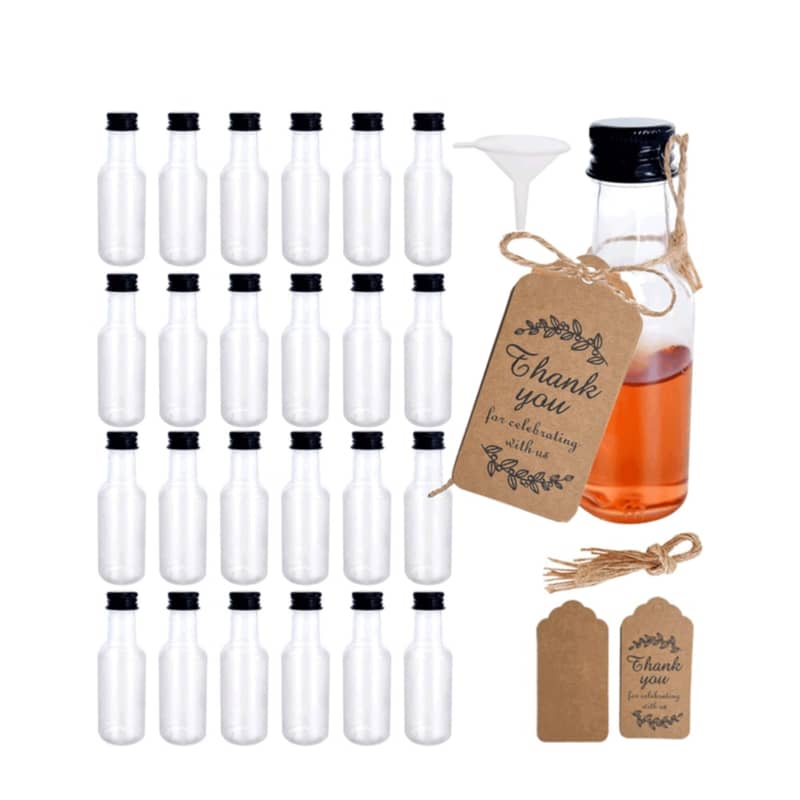 24er Set) 50ml Mini Shot Flasche Party Geschirr