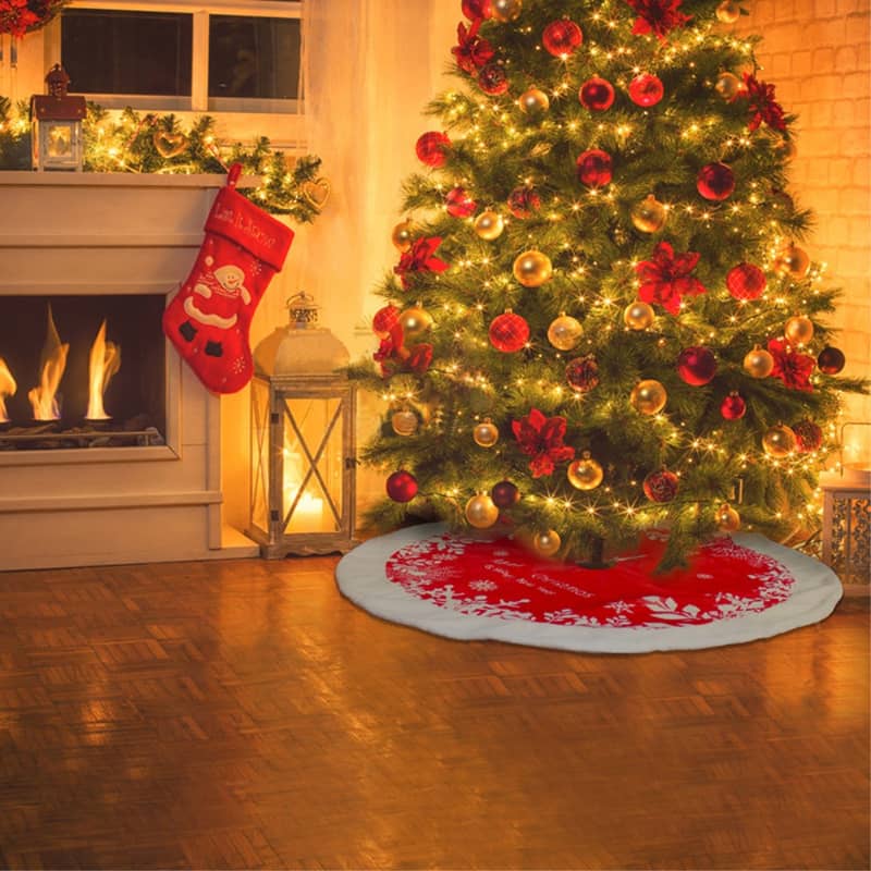 Ø120cm) Weihnachtsbaum Decke Tannenbaum Rock Unterlage