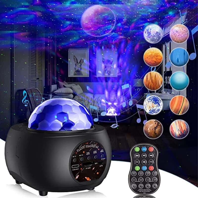 Kaufe Galaxy Sternenhimmel-Projektor, Stern-Ozean-Nachtlicht,  Party-Lautsprecher, LED-Lampe, Fernbedienung