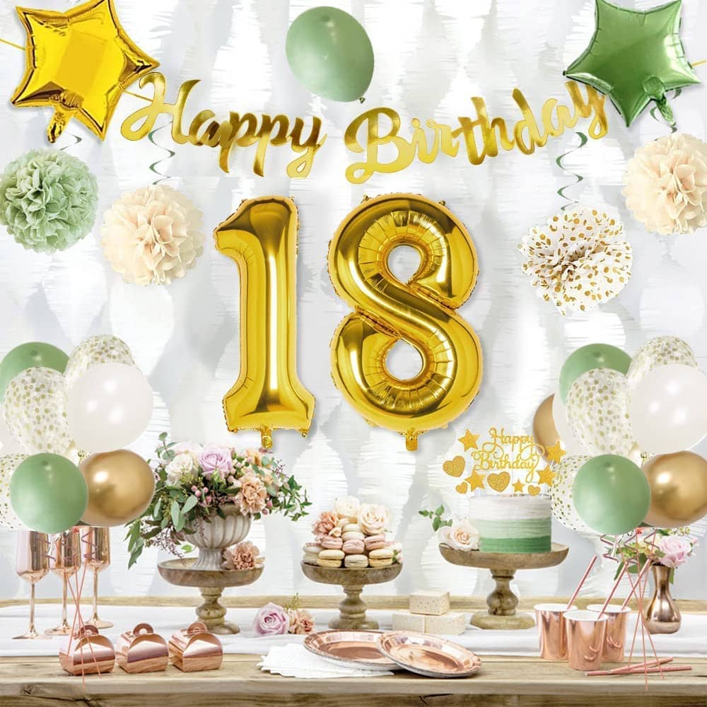 Aprince Deko Zum 18. Geburtstag – Stylische Partydekoration Für Den Perfekten Erwachsenenstarter