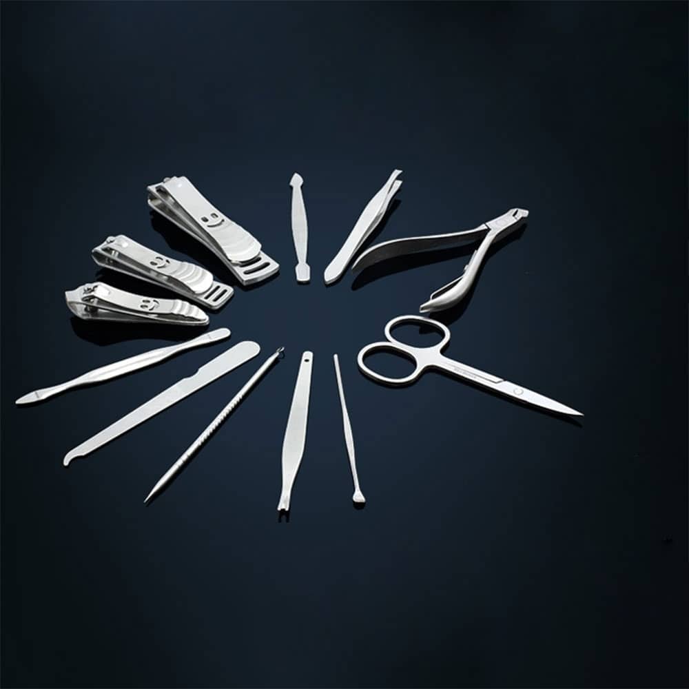 Unusverum Maniküre-Set 10‑teilig – Nagelknipser, Feilen & Pediküre-Werkzeuge Im Set