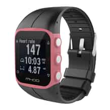 Polar M400 M430 Silikon Ersatz Armband in Schwarz