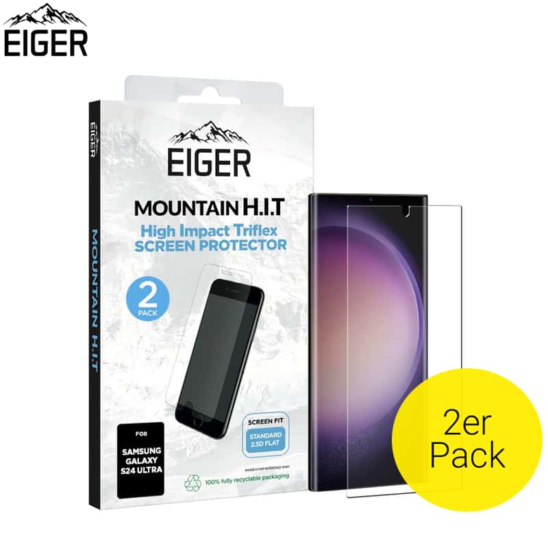 Eiger Galaxy S24 Ultra Mountain H.I.T Folie Case Friendly