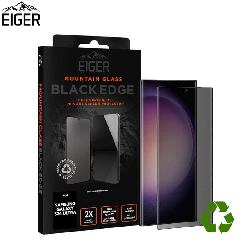 Eiger Galaxy S24 Ultra Privacy Display Panzer Glas