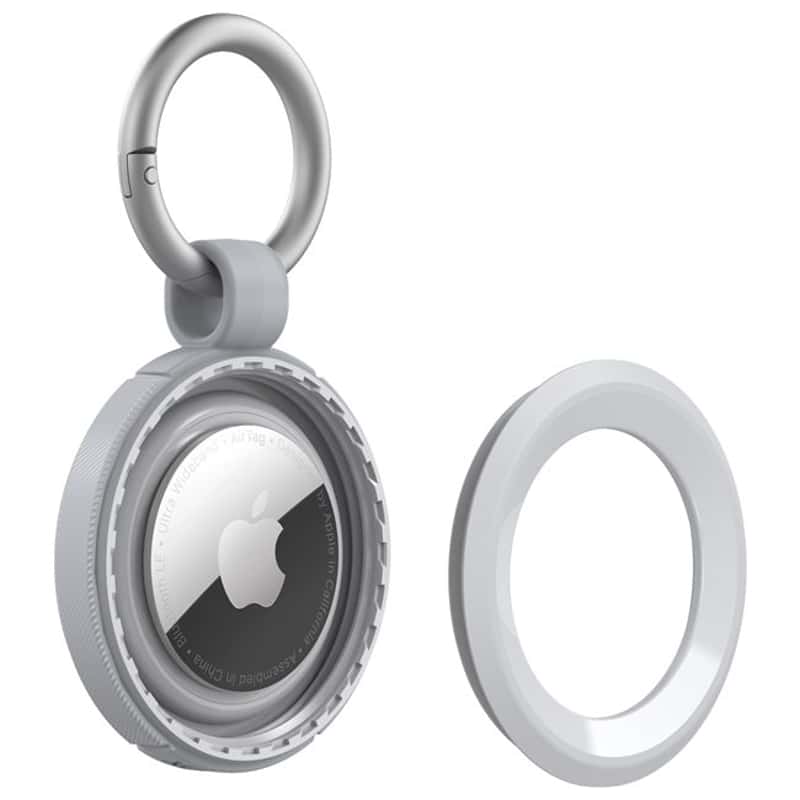 Otterbox Apple Anhänger AirTag + Weiss Schlüsselring