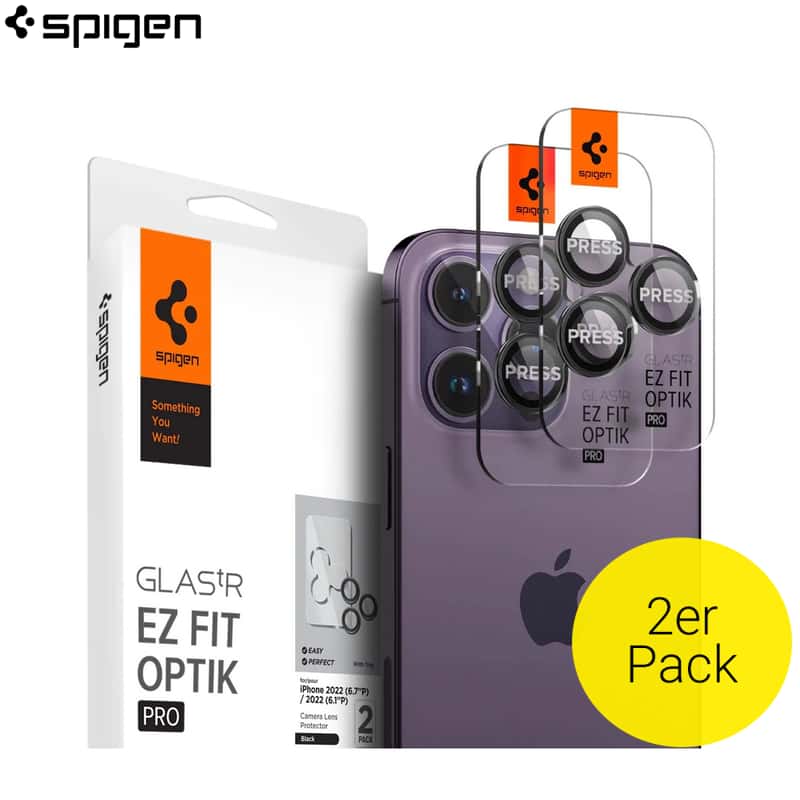 Spigen (2er Set) iPhone 14 Pro/14 Pro Max Kamera Glas