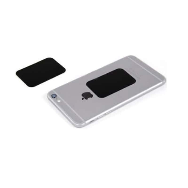 Runder Metall Magnet Sticker für Handys 40mm Silber
