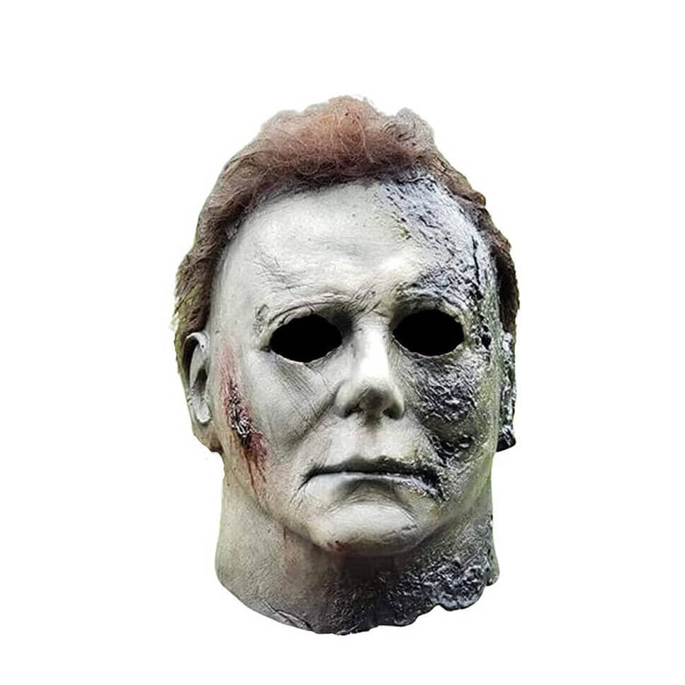 Latex-Alter-Mann-Maske Für Halloween - Ganzkopfmaske Für Erwachsene, Handbemalt