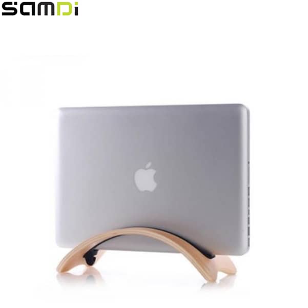 samdi echtholz tablet notebook stander hellbraun
