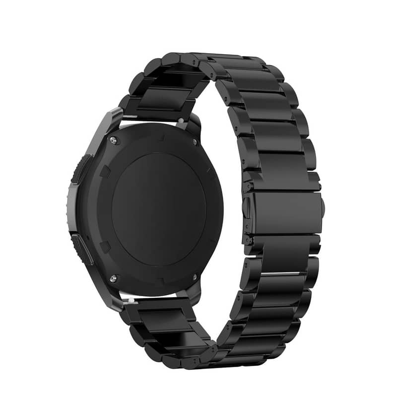 Galaxy Watch 46mm Gear S3 Edelstahl Armband Schwarz