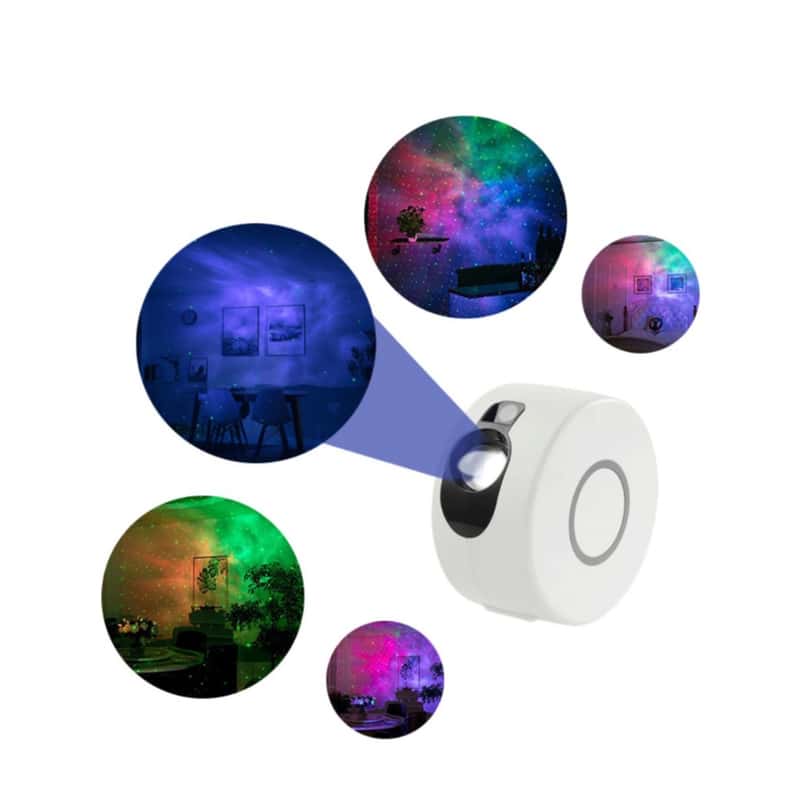USB Galaxy Projektor LED Multicolor Projektionslampe